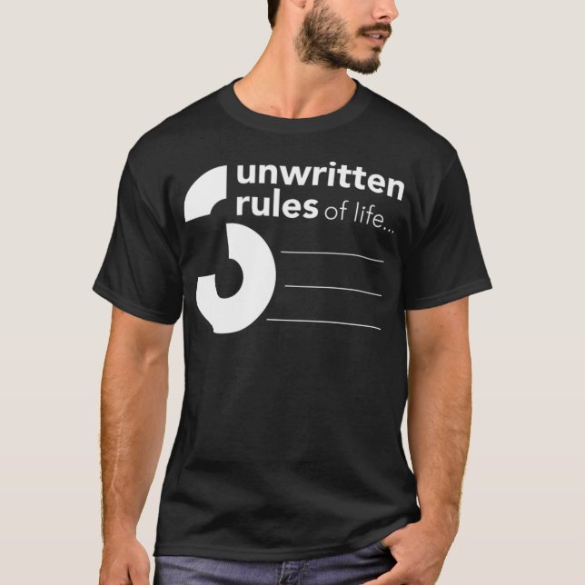 3 unwritten rules of kiddin penelope  T-Shirt (Vorderseite)