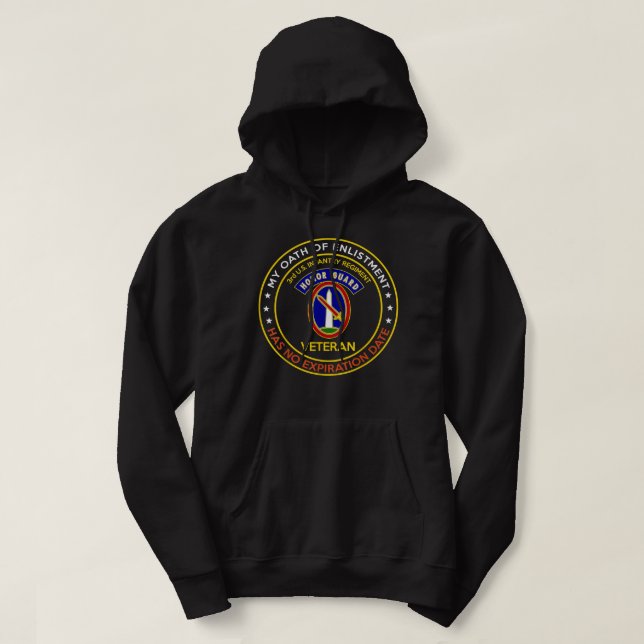 3. US Infanterie Regiment Veteran Ehrenwächter O Hoodie (Design vorne)