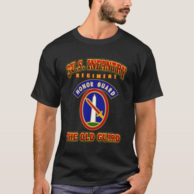 3. US Infantry Regit Ehrenwächter der Alten Garde T-Shirt (Vorderseite)