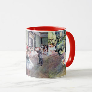 3 Verschiedene Ballerinas von Edgar Degas Tasse