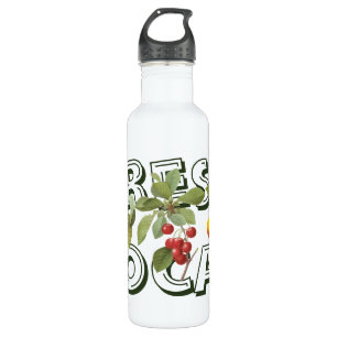 3 Verschiedene botanische Fruchtdesigns von Redout Edelstahlflasche