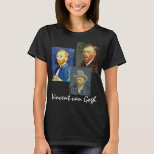 3 verschiedene Selbstporträts von Vincent van Gogh T-Shirt