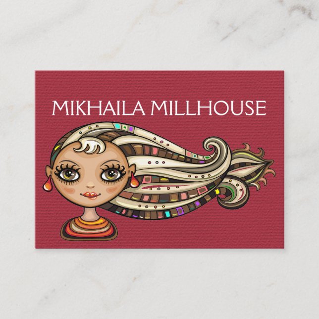 3 Version der Visitenkarte - Gesellschaft Diva (Vorderseite)