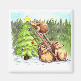 3 Weihnachtshüpfer Magnet