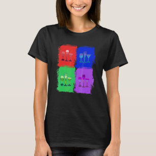 3 Weingläser Weingläser Pop Art T-Shirt