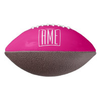 3 Weiß des Initialen-Monogramm-| auf Pink