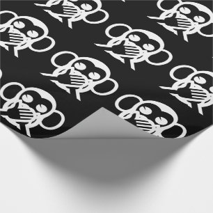 3 Weiße Affen Iwazaru 言 わ ざ sprechen NO Emoji る Geschenkpapier