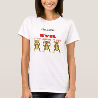 3 Weiße Affen T-Shirt