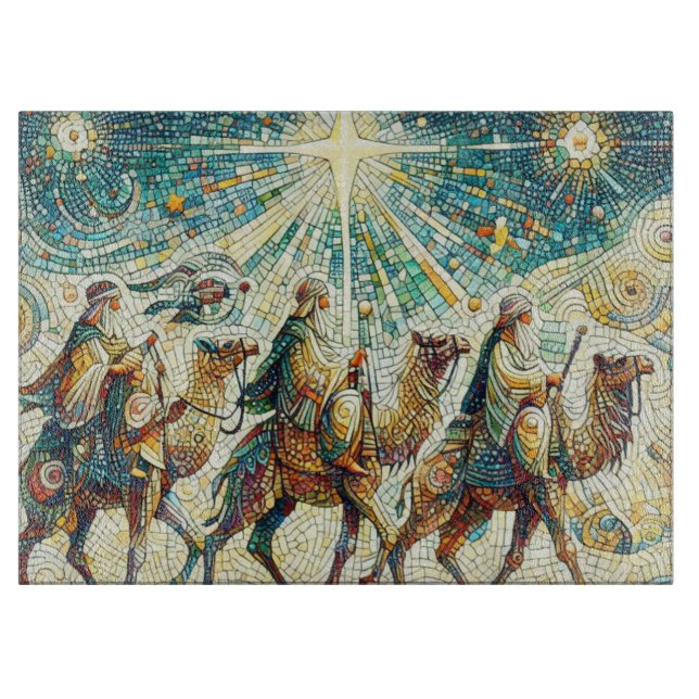 3 Weiße Männer Schneidebrett (Vorderseite)