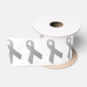 3" weit Satin-Hirntumor-Bewusstseins-Band Satinband