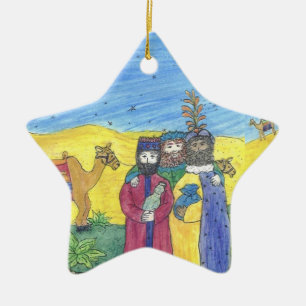 3 Wise Men CHRISTmas Keramik Ornament