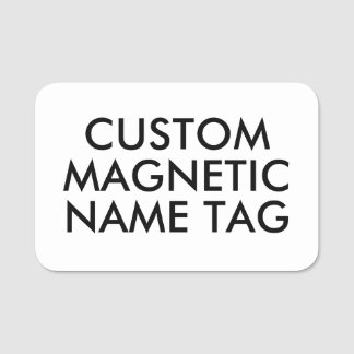 3"x2" ABGERUNDETE ECKEN Benutzerdefinierte Magneti Namensschild