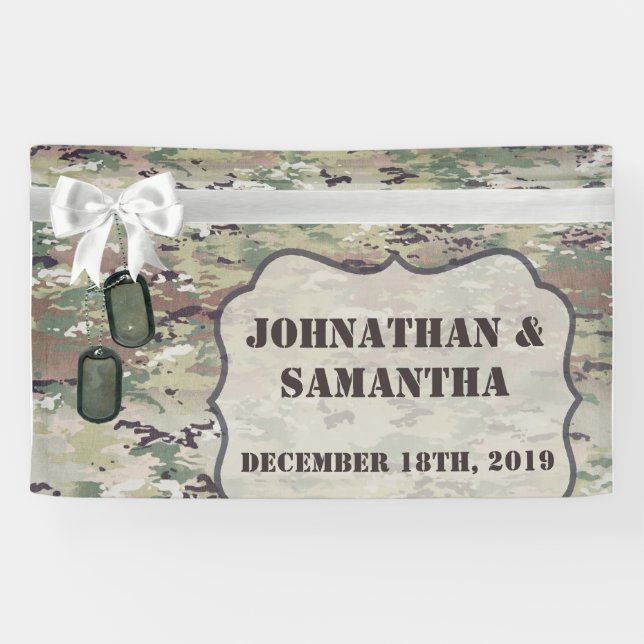 3' x5 personalisierte Camouflage-Uniform der Banner (Horizontal)