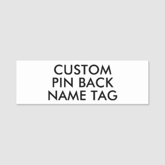 3" x 1" Anstecknadel individuell anpassbare Namens Namensschild