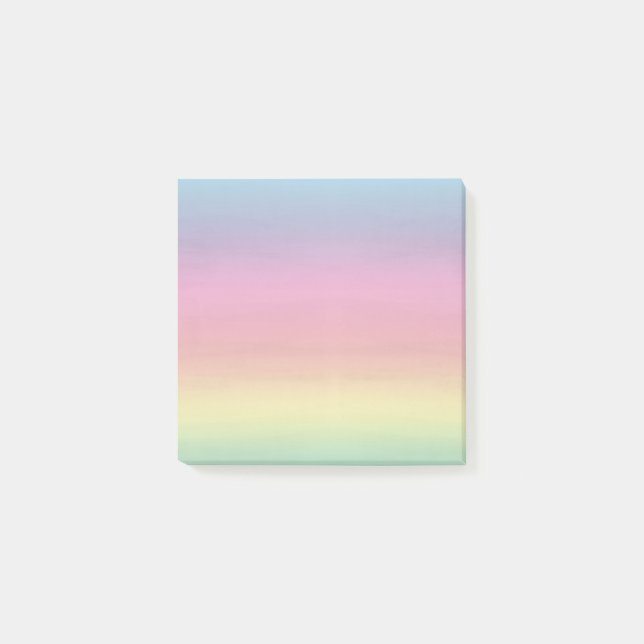 3" x 3" Post-it®-Notes-Regenbogen Post-it Klebezettel (Vorderseite)