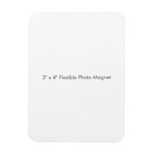 3" x 4" flexibler Fotomagnet Magnet