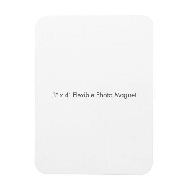3" x 4" flexibler Fotomagnet Magnet (Vertikal)