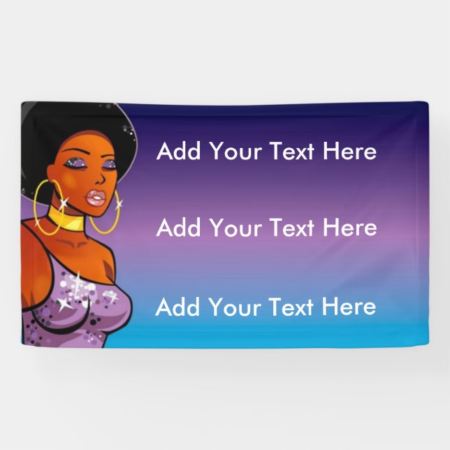 3' x 5' Afrocentric Fahne Banner (Horizontal)