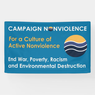 3' x 5' Kampagnen-Gewaltlosigkeit-Fahne Banner