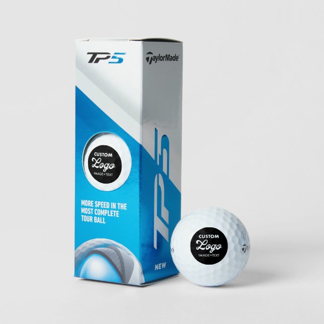 3 x Foto für benutzerdefinierte Logos TaylorMade T Golfball (Äußeres Gebäude)