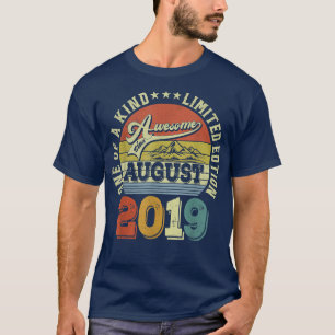 3 Years Old Ohrts Awesome Since August 2019 3rd Bi T-Shirt