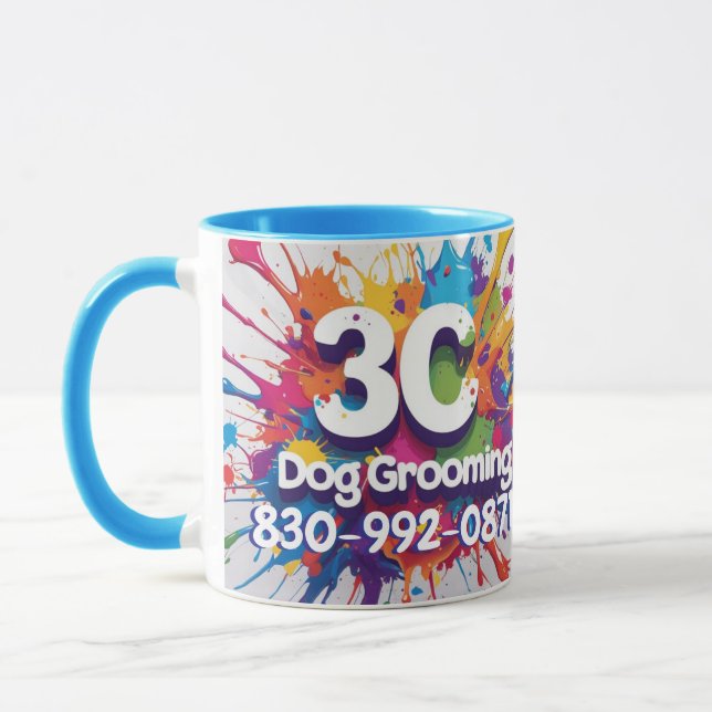 3C Dog Grooming Tasse (Links)