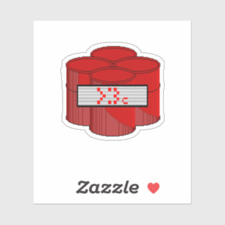 >:3c Sprengstoffe Aufkleber