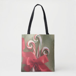 3Candy Canes Tote Bag