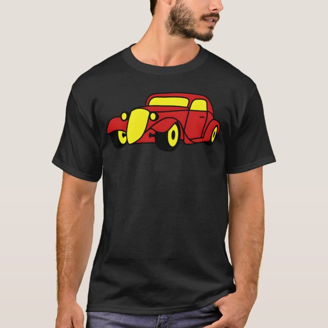 3col Hot Rod Oldtimer Custom Cars Automobiluning g T-Shirt (Vorderseite)