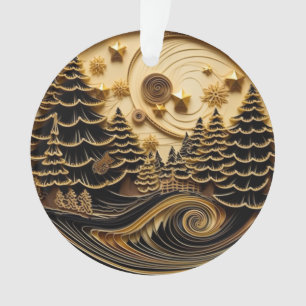 3d Abkühlungseffektwald Ornament