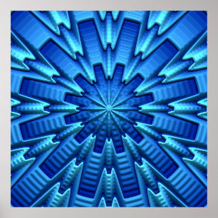 3D Abstrakt Art 1A Poster