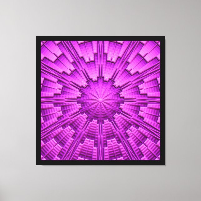 3D Abstrakt Art. 3 Leinwanddruck (Vorderseite)