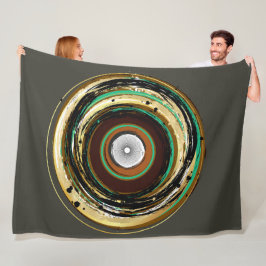 3D ABSTRAKT Fleece Blanket