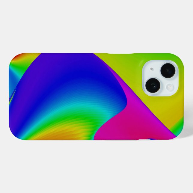 3D Abstrakte Regenbogenkunst Case-Mate iPhone Hülle (Rückseite (Horizontal))