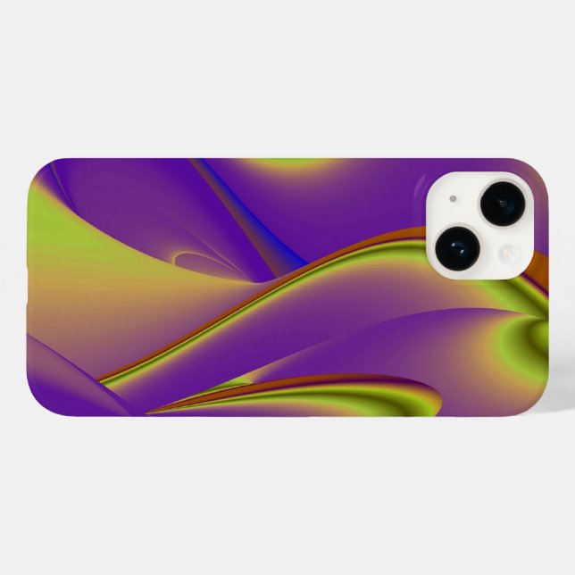 3D Abstrakte Regenbogenkunst Case-Mate iPhone Hülle (Rückseite (Horizontal))