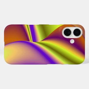 3D Abstrakte Regenbogenkunst iPhone 16 Hülle