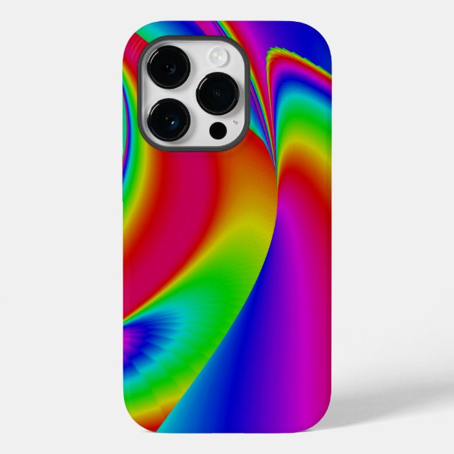 3D Abstrakte Regenbogenkunst Case-Mate iPhone Hülle (Rückseite)