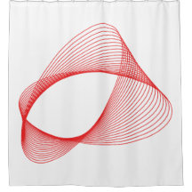 3D abstrakte rote Form