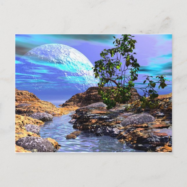 3d Art seeing is believing Postkarte (Vorderseite)