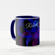 3D auf 2D Zylinder Ring Geometrische Kaffeetasse