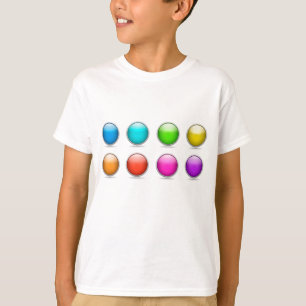 3D Balls Buttons Boy Chest T-Shirt Funny Joke Tric