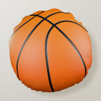 3D-Basketball Rundes Kissen