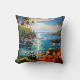 3D beach cushion Kissen