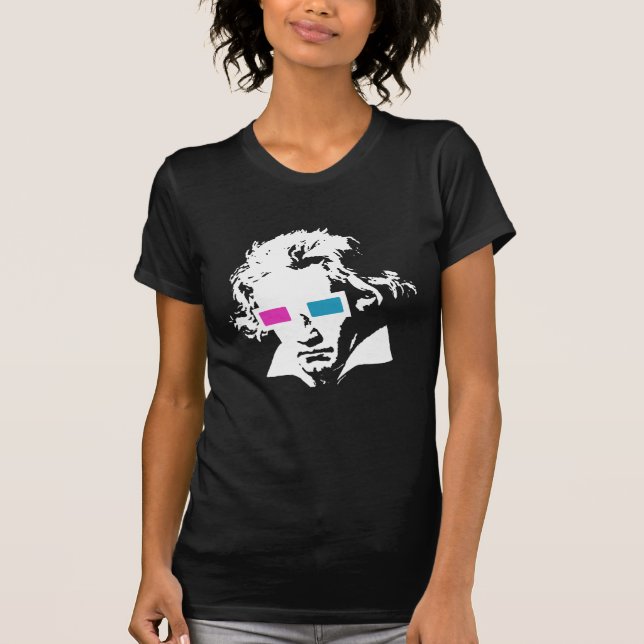 3D Beethoven T-Shirt (Vorderseite)