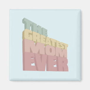 3D Beste Mama je Design Magnet