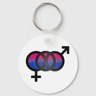3D Bisexuelles Symbol Schlüsselanhänger