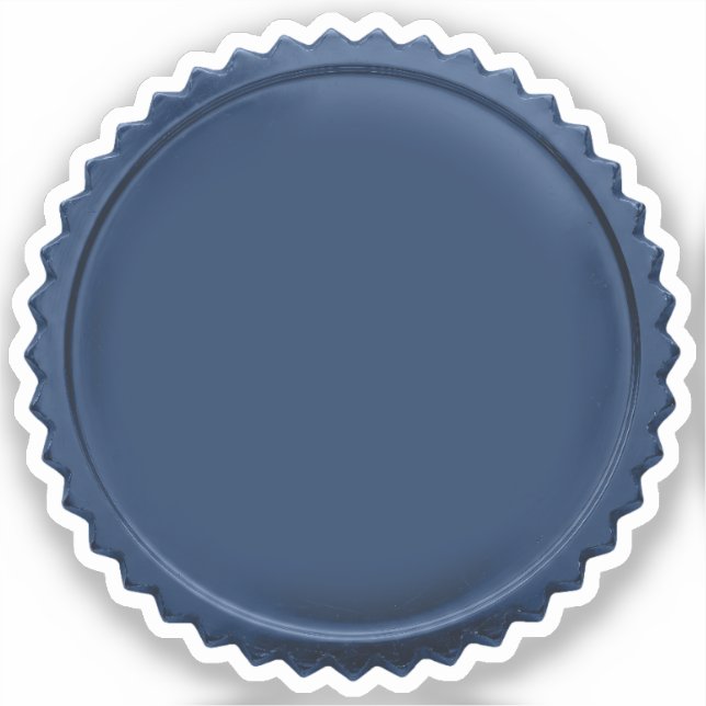 3D Blaue Folien-Siegel-Sternenexplosion Excellence Aufkleber (Vorderseite)