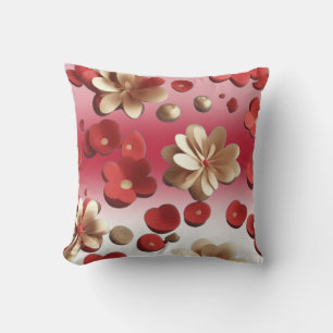 3D-Blumen Kissen