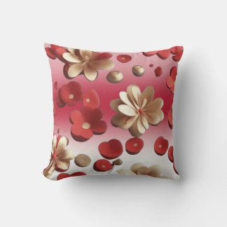 3D-Blumen Kissen