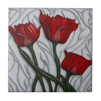 3D Blumenwall Decke Jugendstil Keramik Tile Fliese